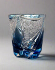 Old Fashioned Whiskey Glass by Kosho Nemoto - Harp (Blue)