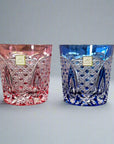 Kagami Edo Kiriko Whisky Glass Pair Set