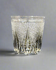 Edo Kiriko Whisky Glass by Kosho Nemoto - Shizuku Black