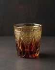 Nemoto Glass Edo Kiriko Whisky Glass by Kosho Nemoto - Shizuku 雫 (Amber Purple)