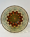 Yamada Glass Edo Kiriko Crystal Whisky Glass -  Akatsuki 暁 (Amber Green)