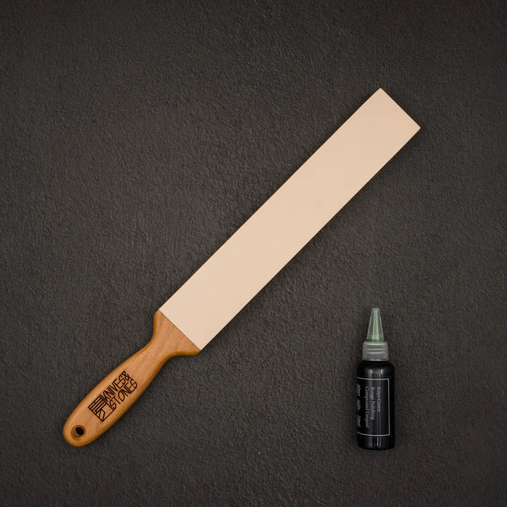 Kakumei double sided leather strop combo