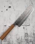 K&S VG10 Tsuchime Damascus Nakiri 180mm