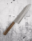 Nigara Aogami (Blue) Super Gyuto 210mm Tsuchime Black Chacate