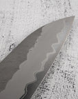 Nigara Aogami (Blue) Super Gyuto 210mm Tsuchime Black Chacate