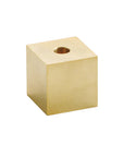 Kousaido Incense Holder Brass & Glass - Cube