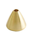 Kousaido Incense Holder Brass & Glass - Triangle
