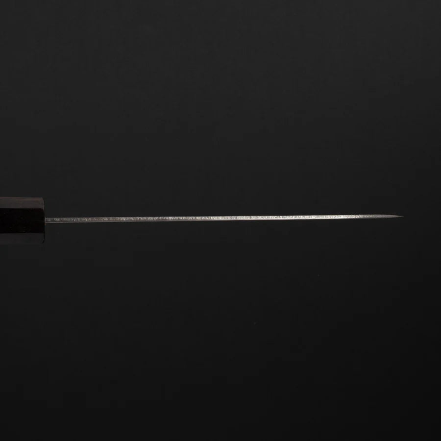 Tsunehisa Ginsan Nashiji Santoku 165mm Ebony Handle