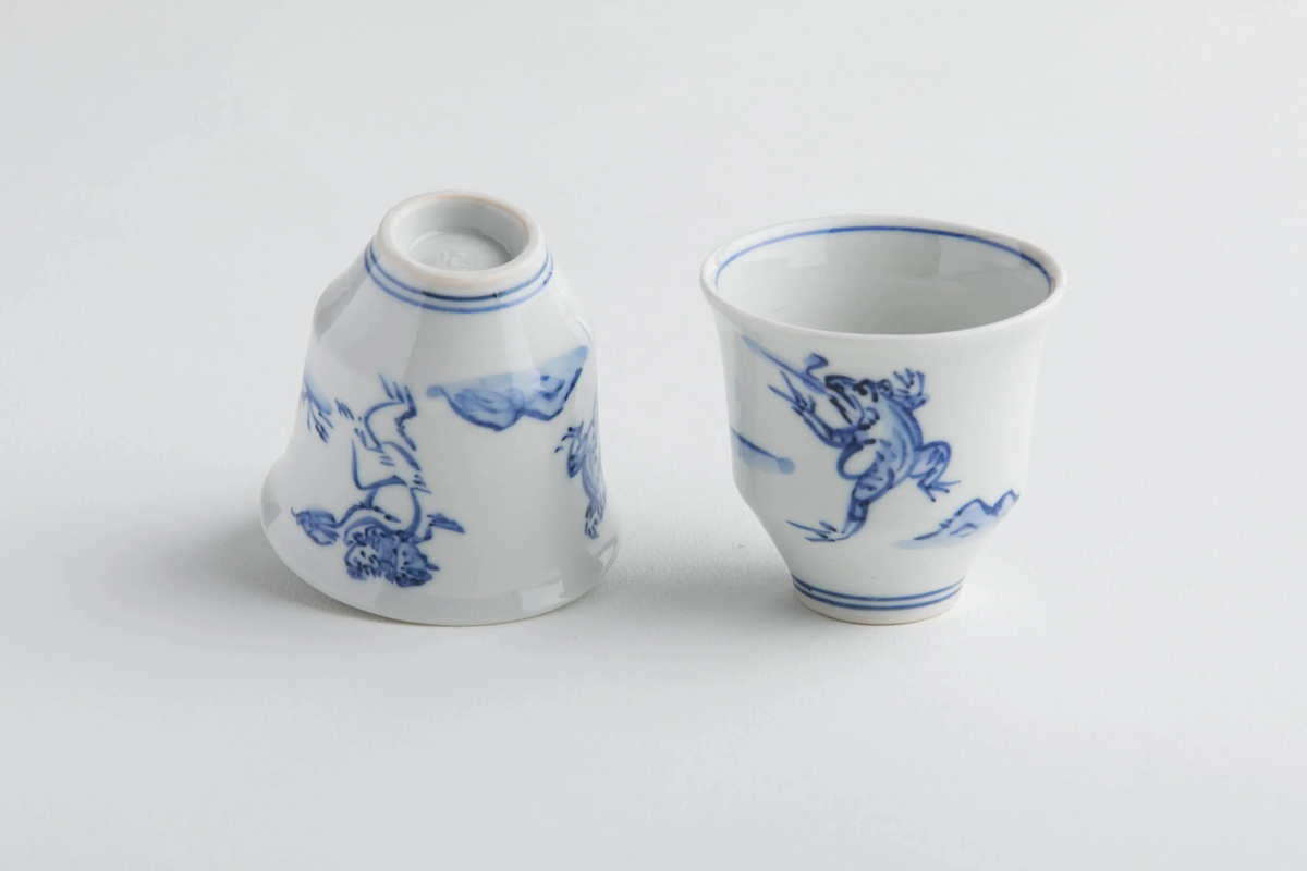 Asahido kohzanji sake set