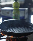 Yanagi Sori Nambu Tekki Cast Iron Grill Pan