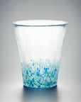 Tsugaru Vidro Japanese Glass Tumbler – Hydrangea