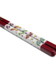 Kutani Colored Drawing x Wakasa Lacquer Chopsticks 21cm