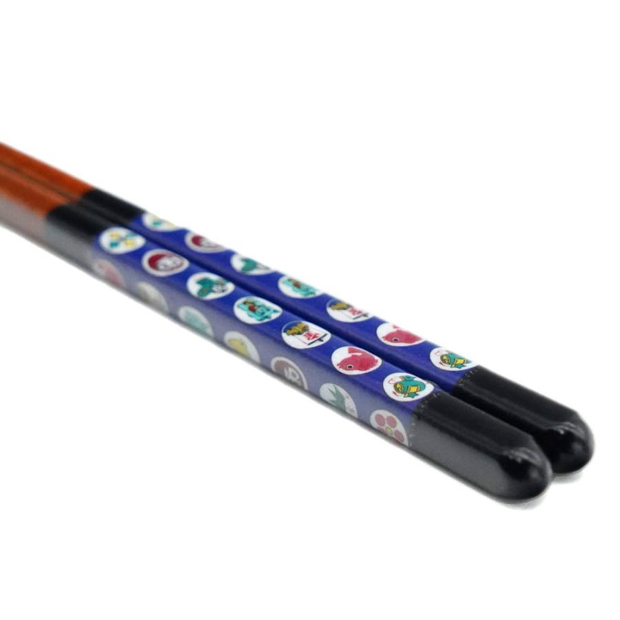 Kutani Colored Drawing x Wakasa Lacquer Chopsticks 23cm