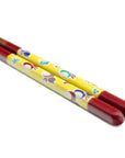 Kutani Colored Drawing x Wakasa Lacquer Chopsticks 21cm