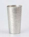 Nousaku Beer Cup, White Birch Pattern - Tin (Black)