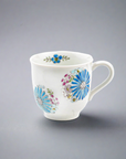 Kutani-ware Hana Ceramic Mug Pair Set