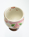 Kutani-ware Cherry Blossom Sake Cup Pink