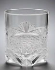 Kagami Whisky Glass - Bamboo Leaves & Chrysanthemum Mesh