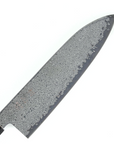 Hatsukokoro Sunaarashi VG10 Kurozome Santoku 180mm with Teak Wood Handle