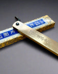 Higonokami Blue Steel Folding Pocket Knife 7cm/8cm/9cm Brass Handle