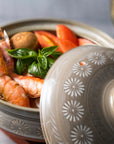 Ginpon Chrysanthemum Clay Pot
