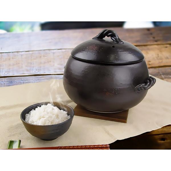 Banko-ware Clay Pot Rice Cooker Brown