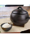 Banko-ware Clay Pot Rice Cooker Brown